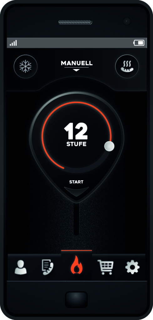 Auszug aus dem UI-Design der App für den „Wurster“